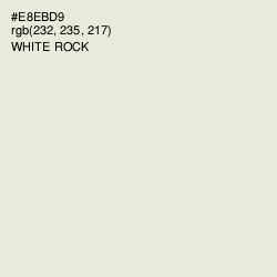 #E8EBD9 - White Rock Color Image